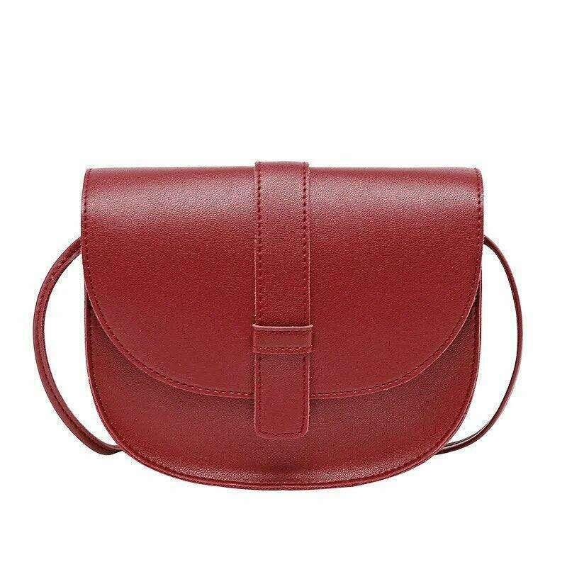 Minimalist Asian Style Saddle Bag for Women