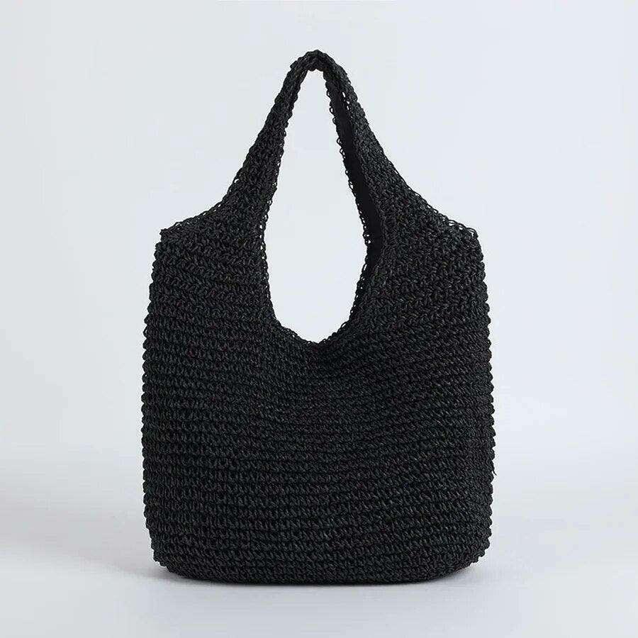 Fashion Straw Shoulder Bag for Women