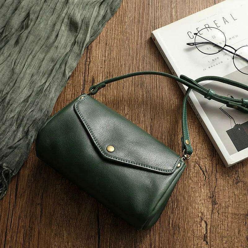 Small leather bag for women