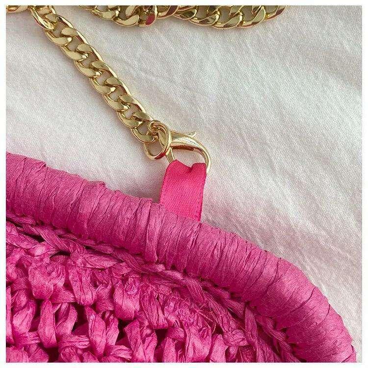 Women's knitted evening bag