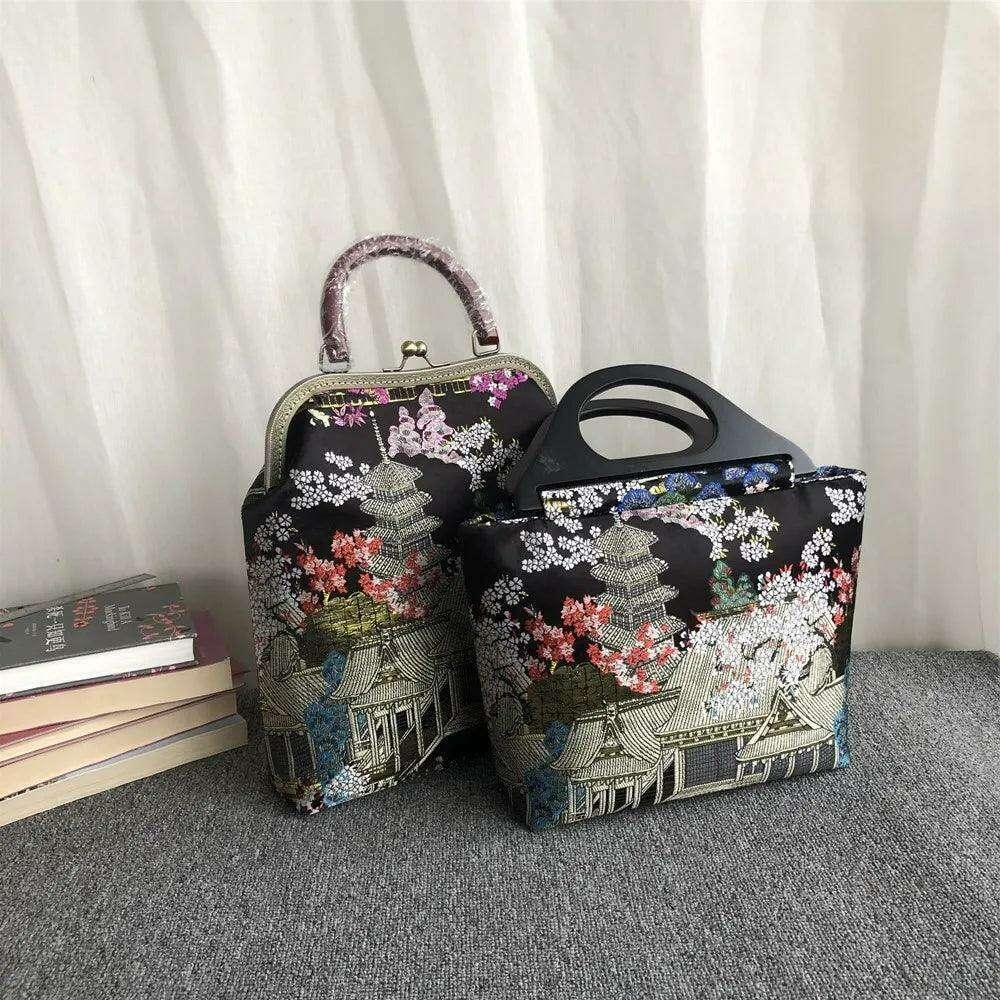 תיק ערב מעוצב בהשראה יפנית לנשים