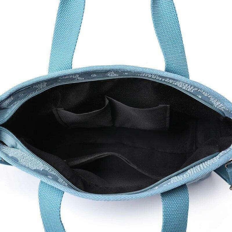Women's canvas shoulder bag