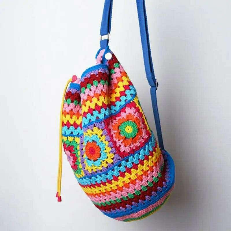 Crochet granny bag