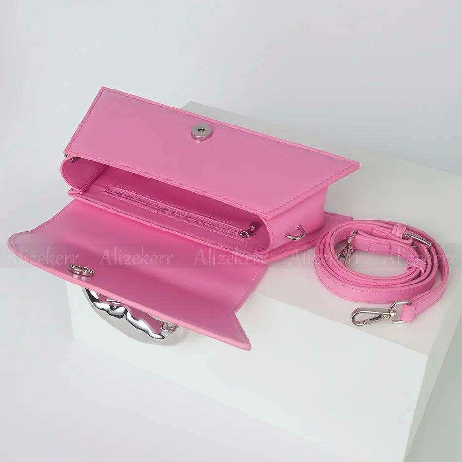 תיק צד מעור בסגנון מודרני לנשים