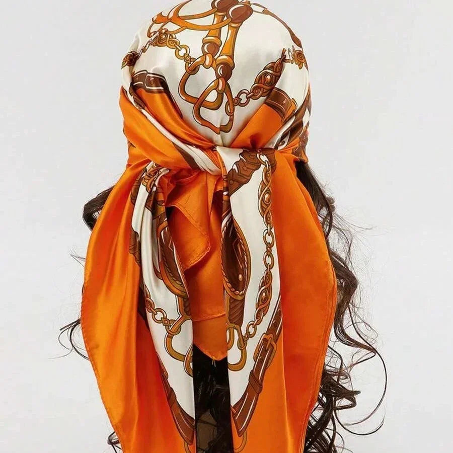 מטפחת סאטן אלגנטית – שיק מודרני לנשים