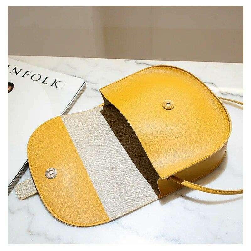 Minimalist Asian Style Saddle Bag for Women