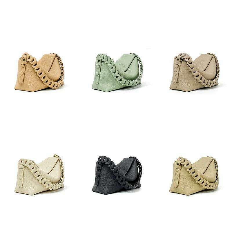 Elegant crossbody bag with braided strap for women