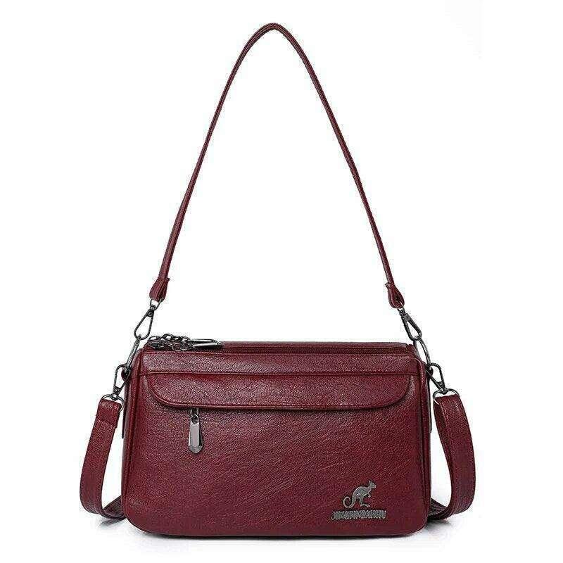 A women's side bag with an elegant and functional design