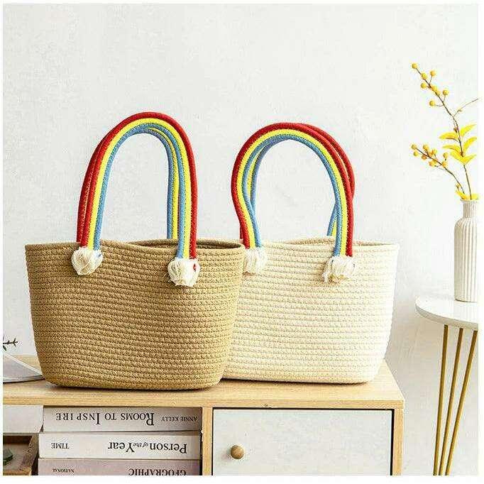 תיק קש גדול