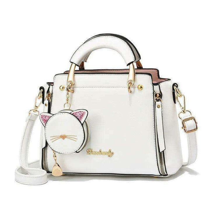 Korean style leather bag with wallet