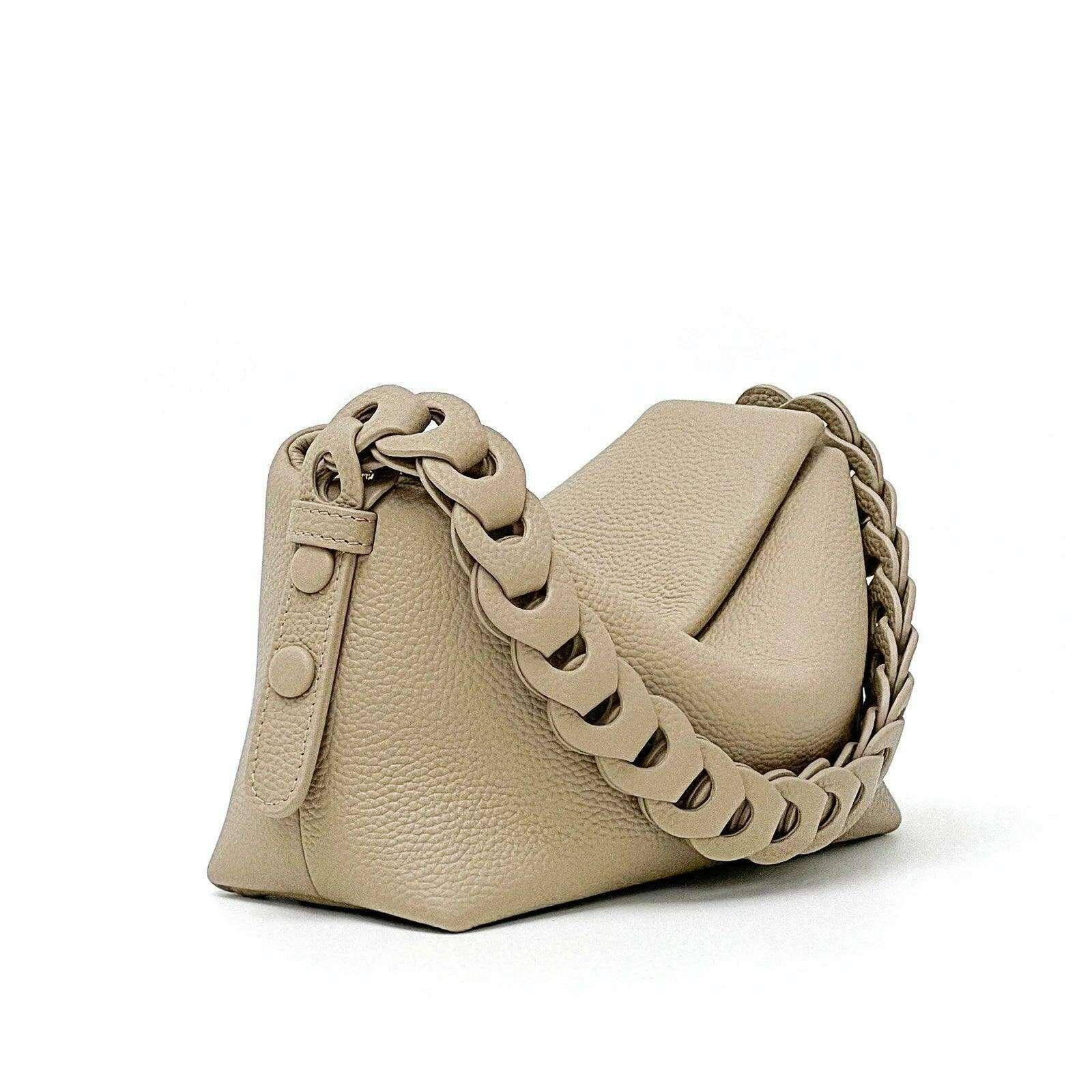 Elegant crossbody bag with braided strap for women