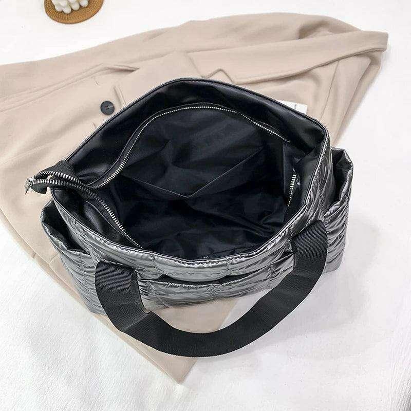Women's padded tote bag