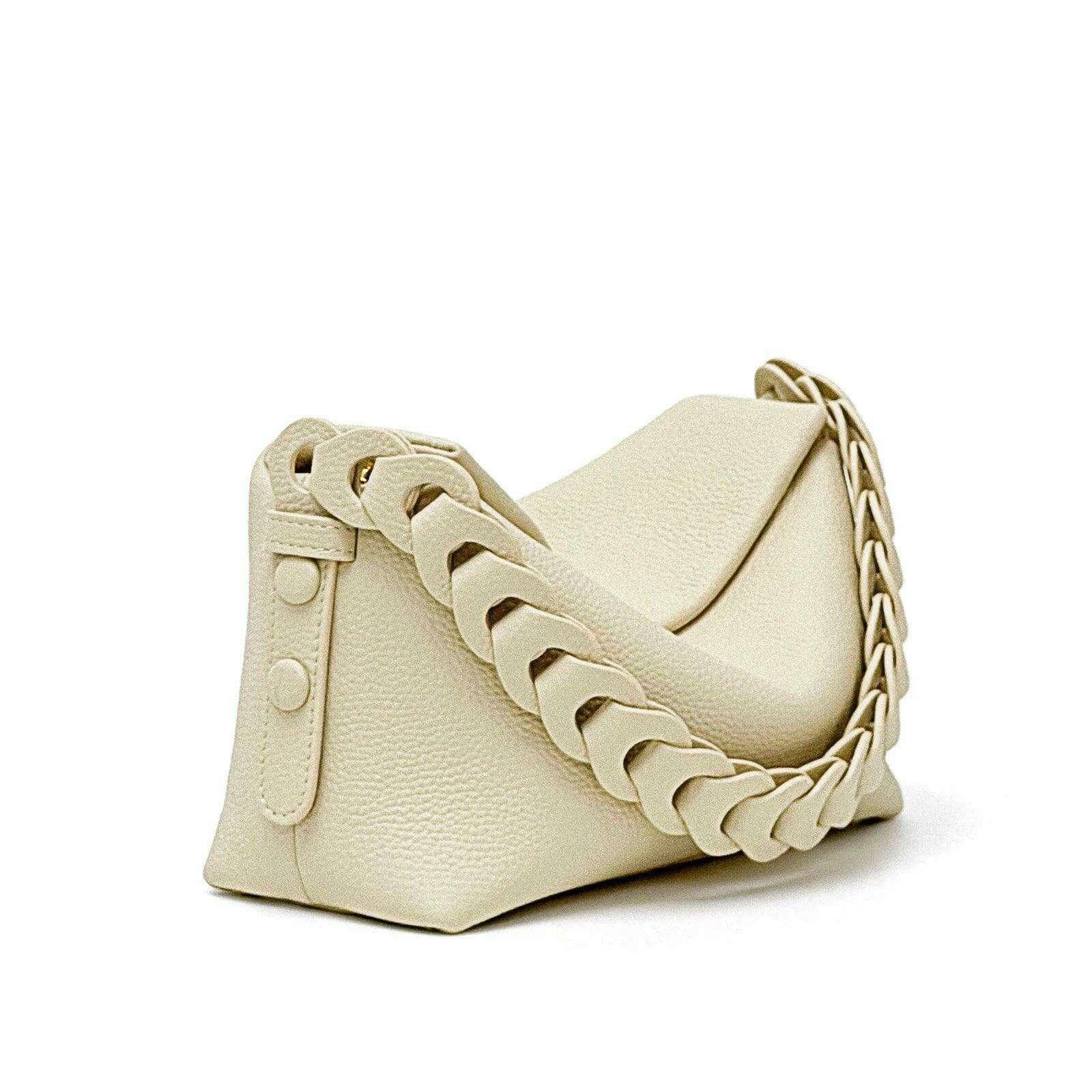 Elegant crossbody bag with braided strap for women