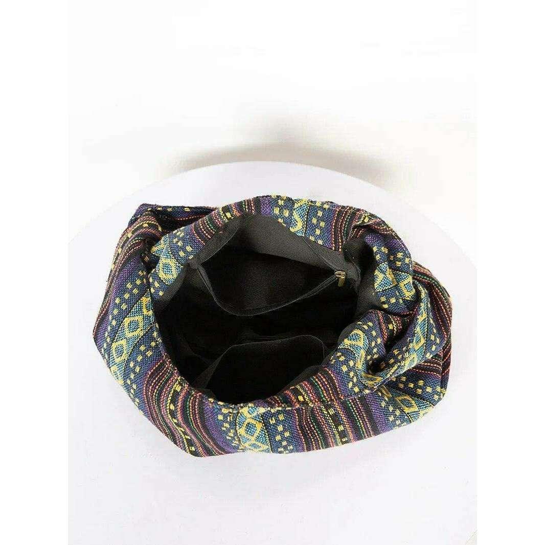 Ethnic fabric crossbody bag for women