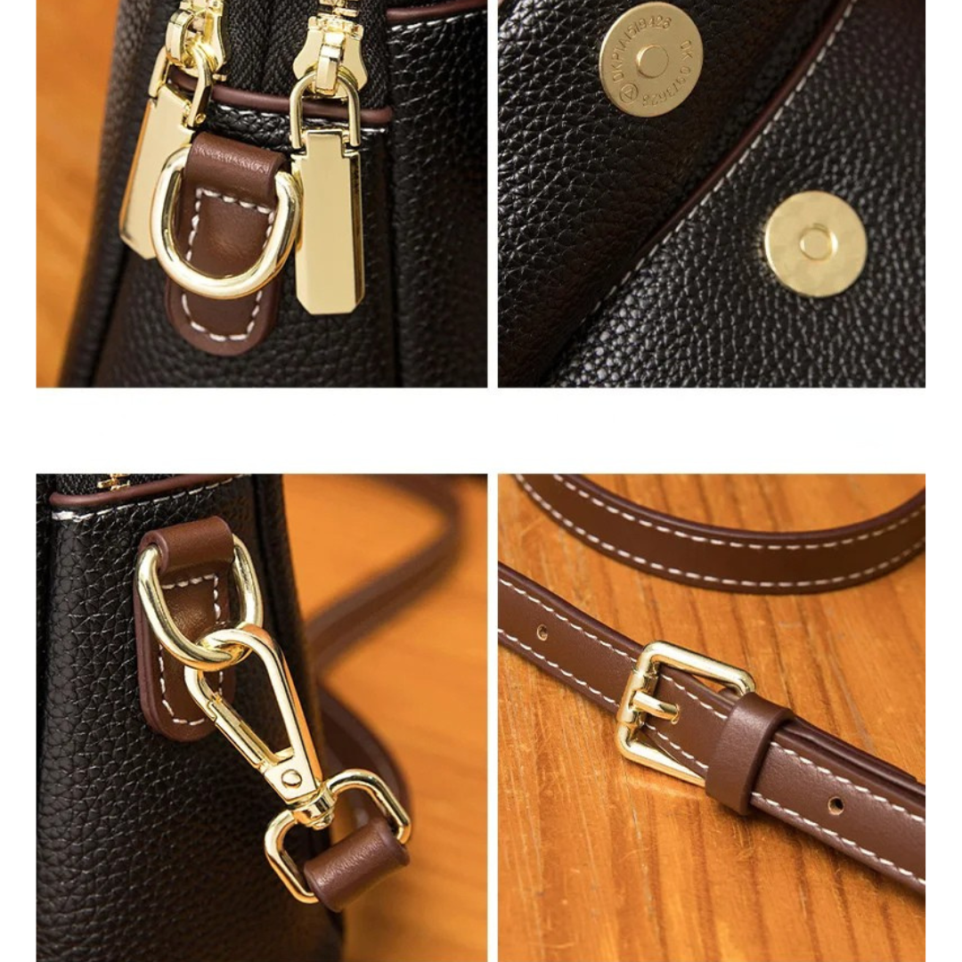 A small crossbody bag for women with a classic and comfortable design