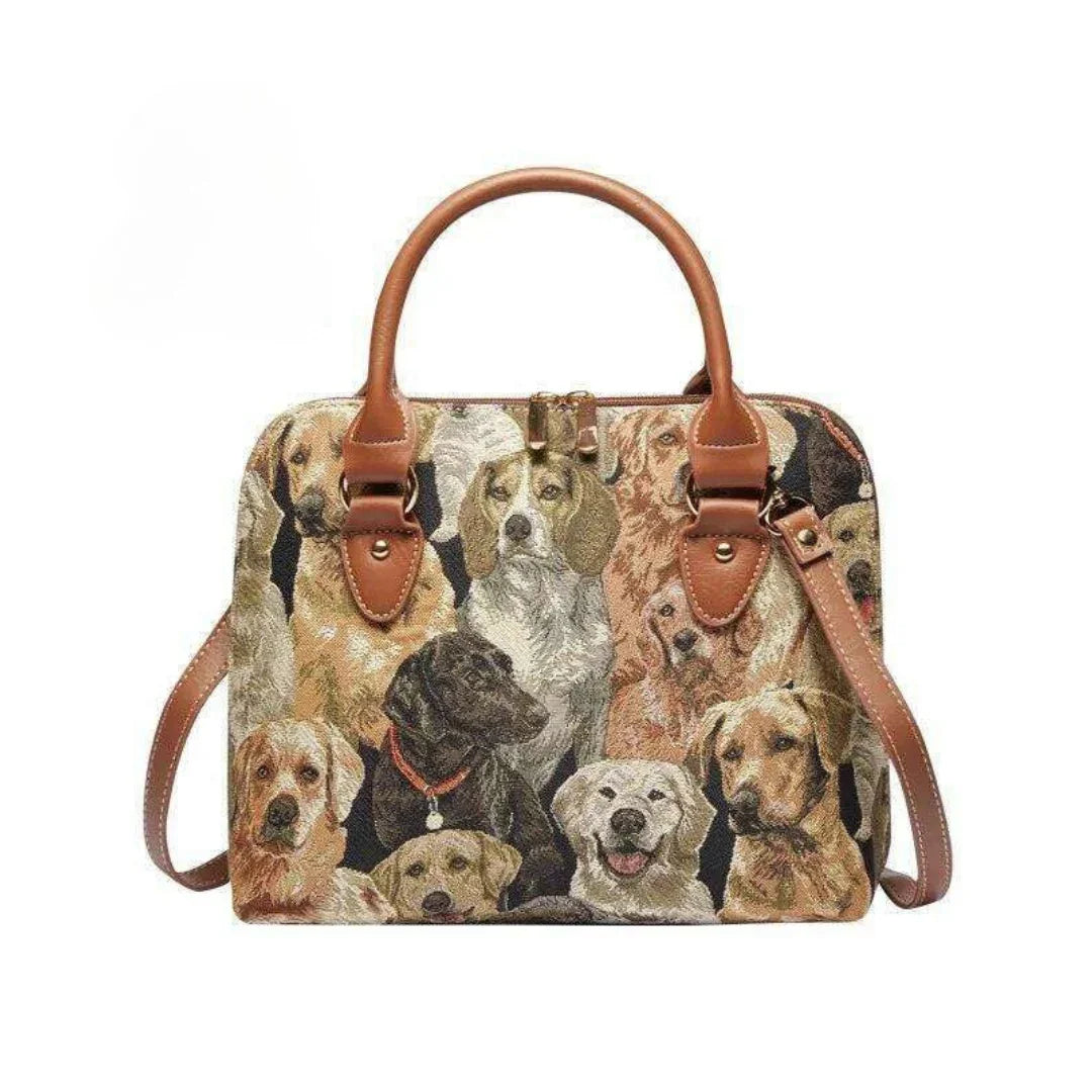 תיק פרחוני קלאסי לנשים