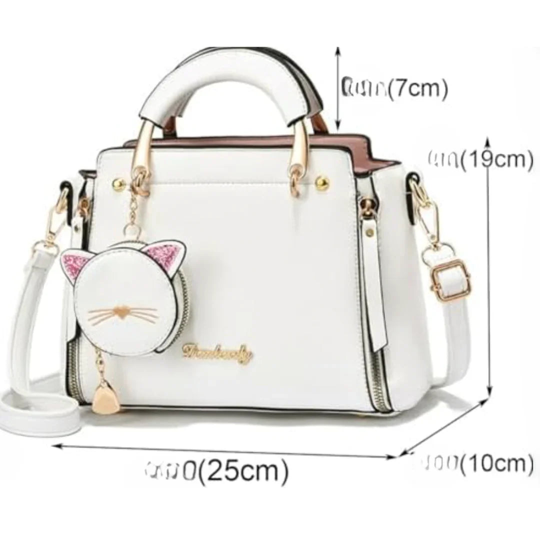 Korean style leather bag with wallet