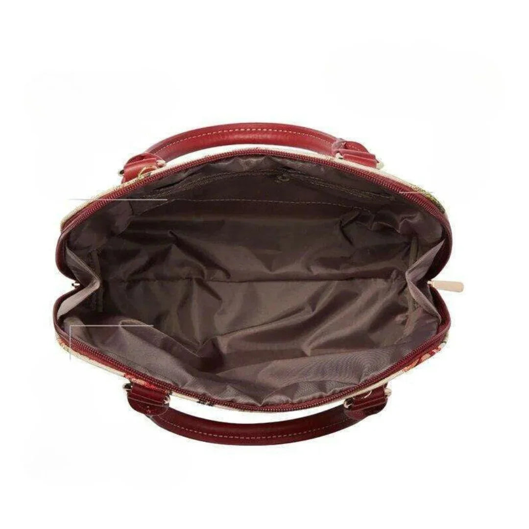 תיק פרחוני קלאסי לנשים