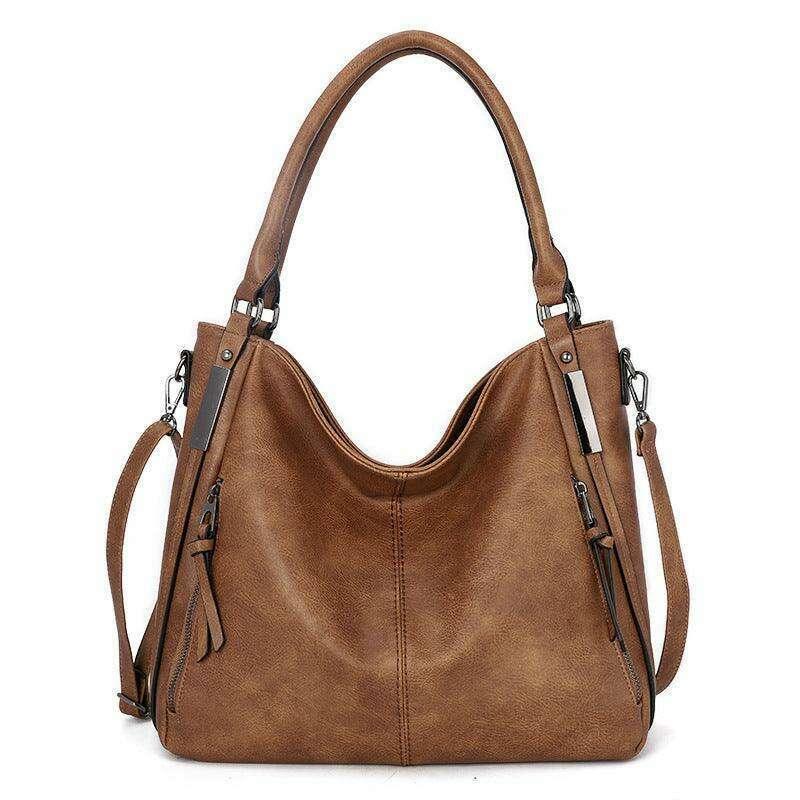 Women's brown shoulder bag
