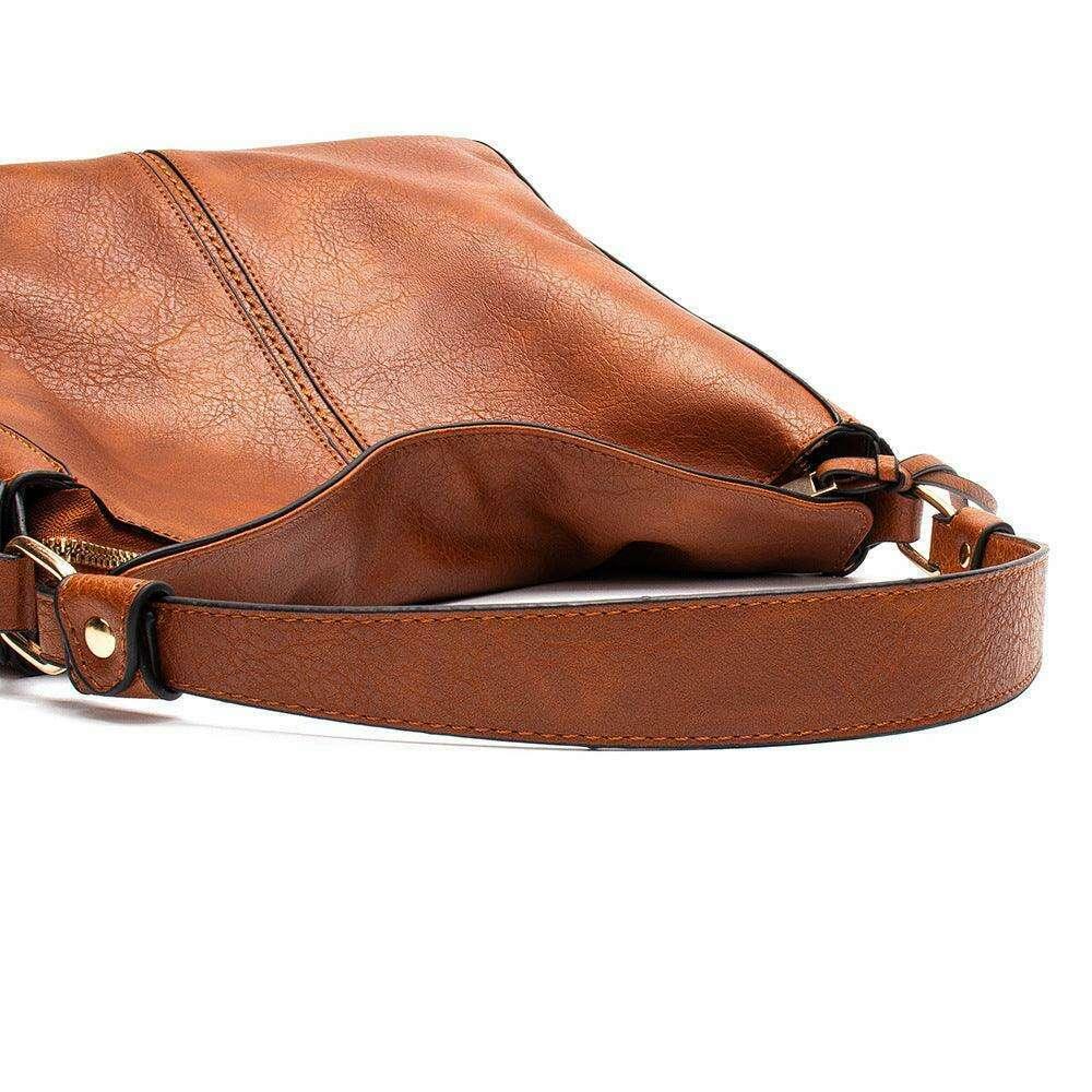 Women's leather shoulder bag