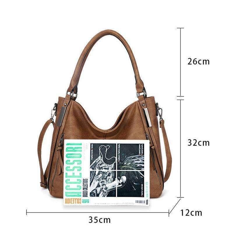 Women's brown shoulder bag
